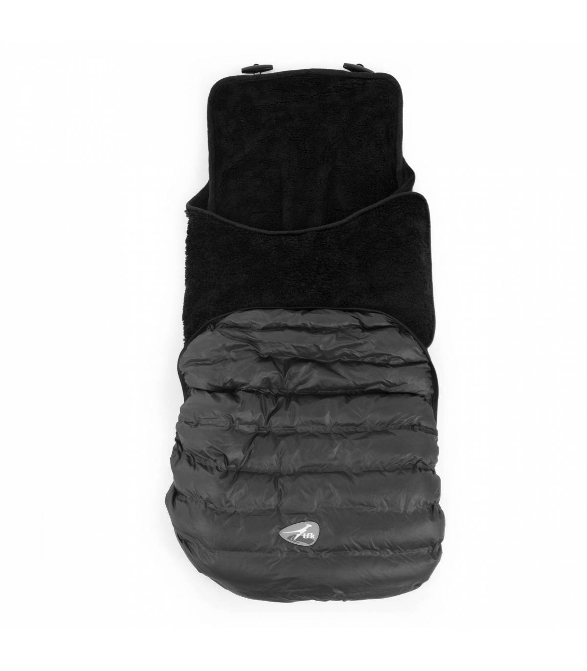 TFK Fusssack Cuddle softshell schwarz/anthrazit