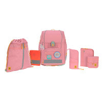 Lässig Schulranzen Set 7-teilig Boxy Unique Pink