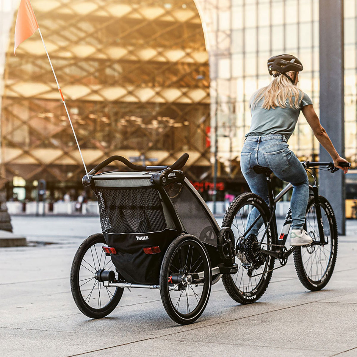 Thule Chariot Fahrradanhänger Lite 1 Agave-Black