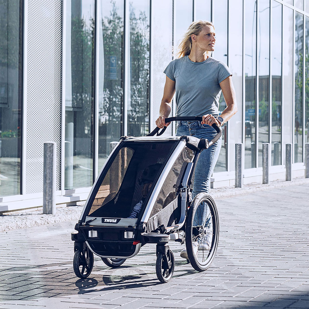 Thule Chariot Fahrradanhänger Lite 1 Agave-Black