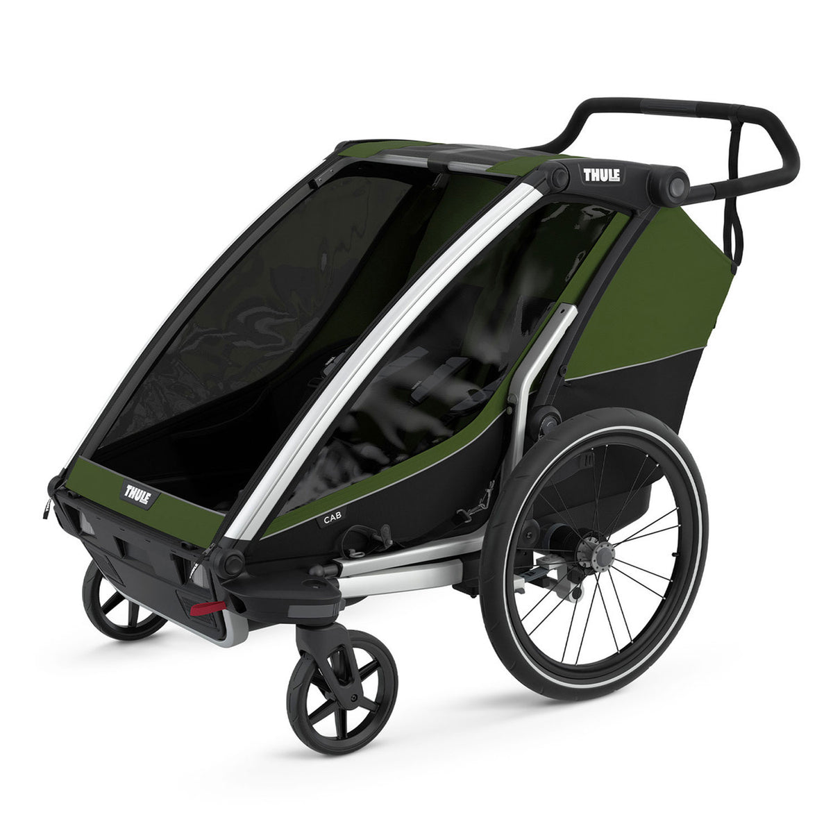 Thule Chariot Fahrradanhänger CAB 2 Cypress Green-Black