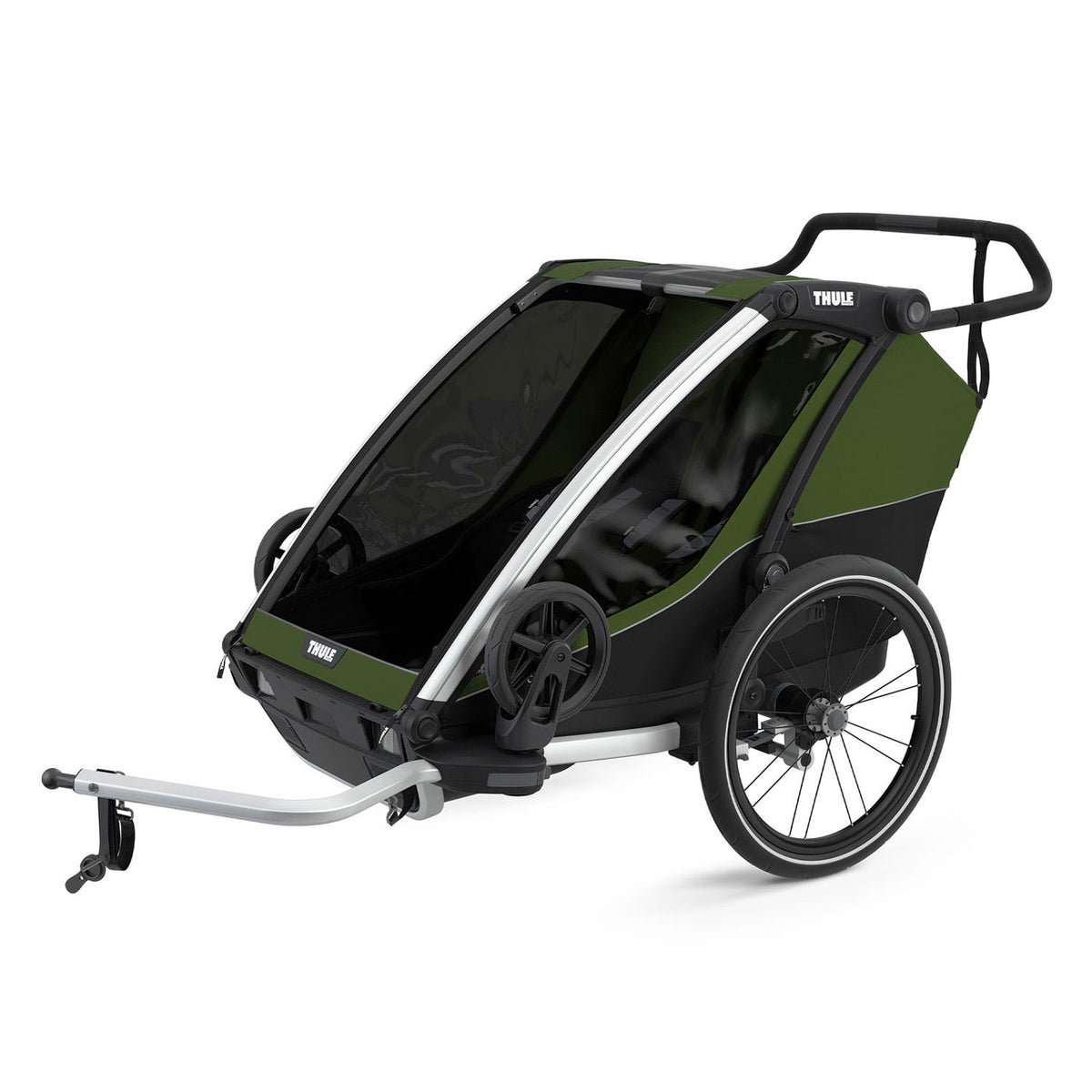 Thule Chariot Fahrradanhänger CAB 2 Cypress Green-Black