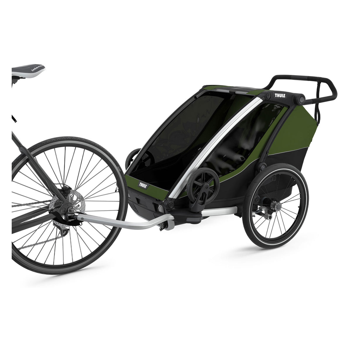 Thule Chariot Fahrradanhänger CAB 2 Cypress Green-Black