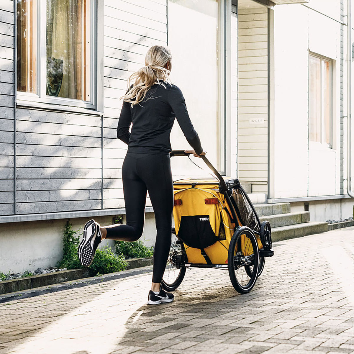 Thule Chariot Fahrradanhänger Sport 1 Spectra Yellow on Black