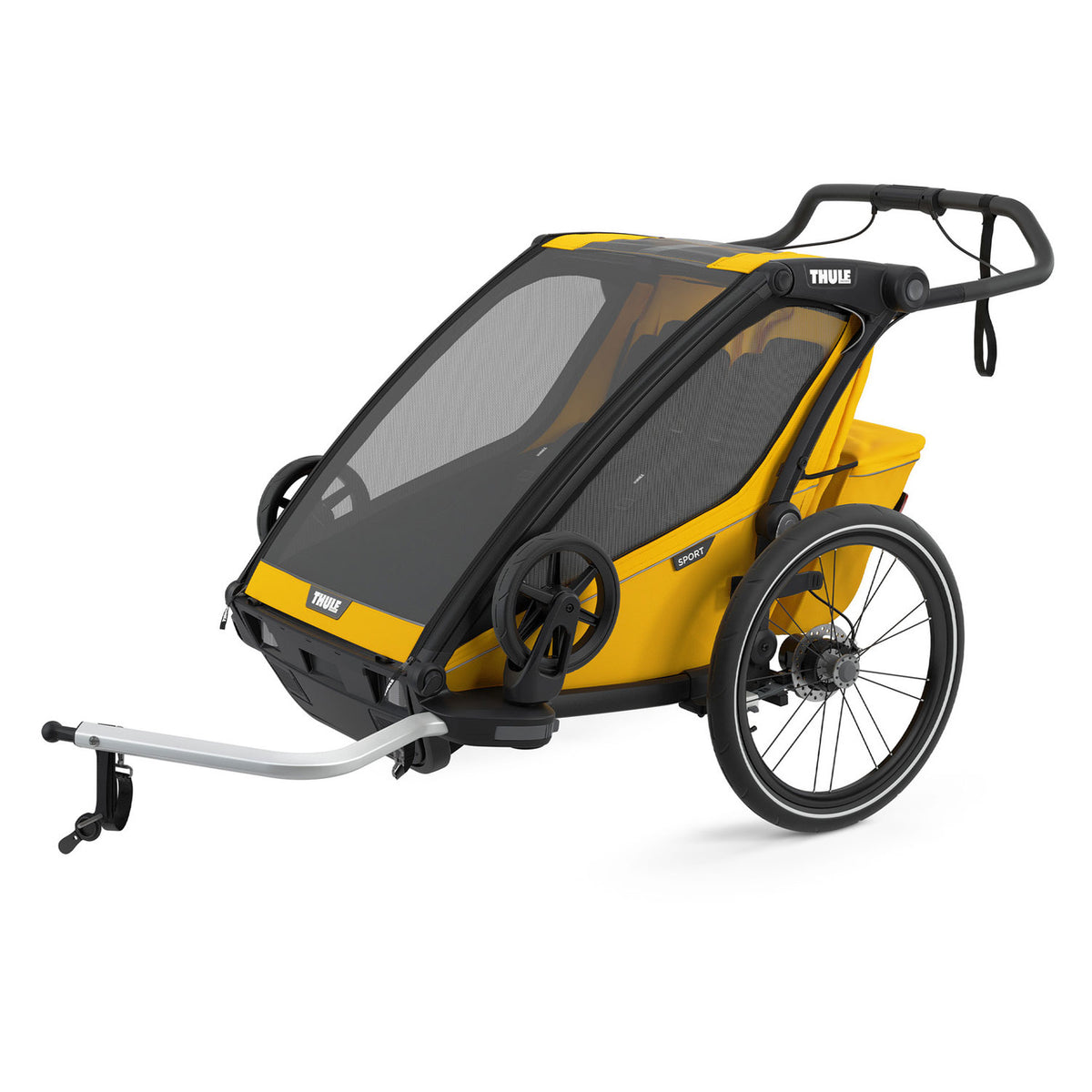 Thule Chariot Fahrradanhänger Sport 2 Spectra Yellow on Black