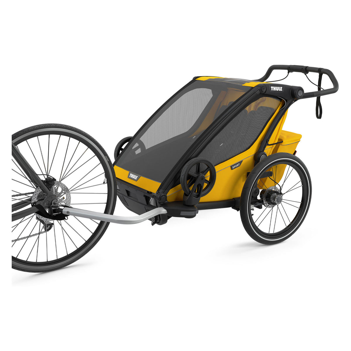 Thule Chariot Fahrradanhänger Sport 2 Spectra Yellow on Black