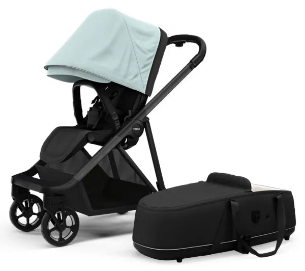 Thule Kinderwagen SHINE mit Wanne - Black Rahmen