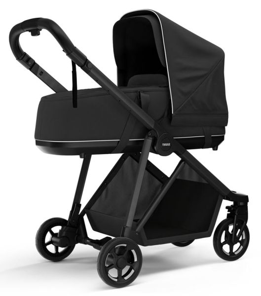 Thule Kinderwagen SHINE mit Wanne - Black Rahmen