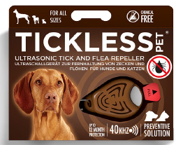 TICKLESS Ultraschall -Tier Zecken und Flohschutz