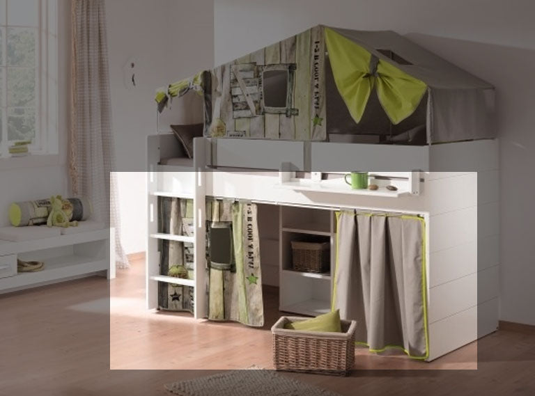 PAIDI Einzelvorhang Motiv Höhe 120 / 125 cm