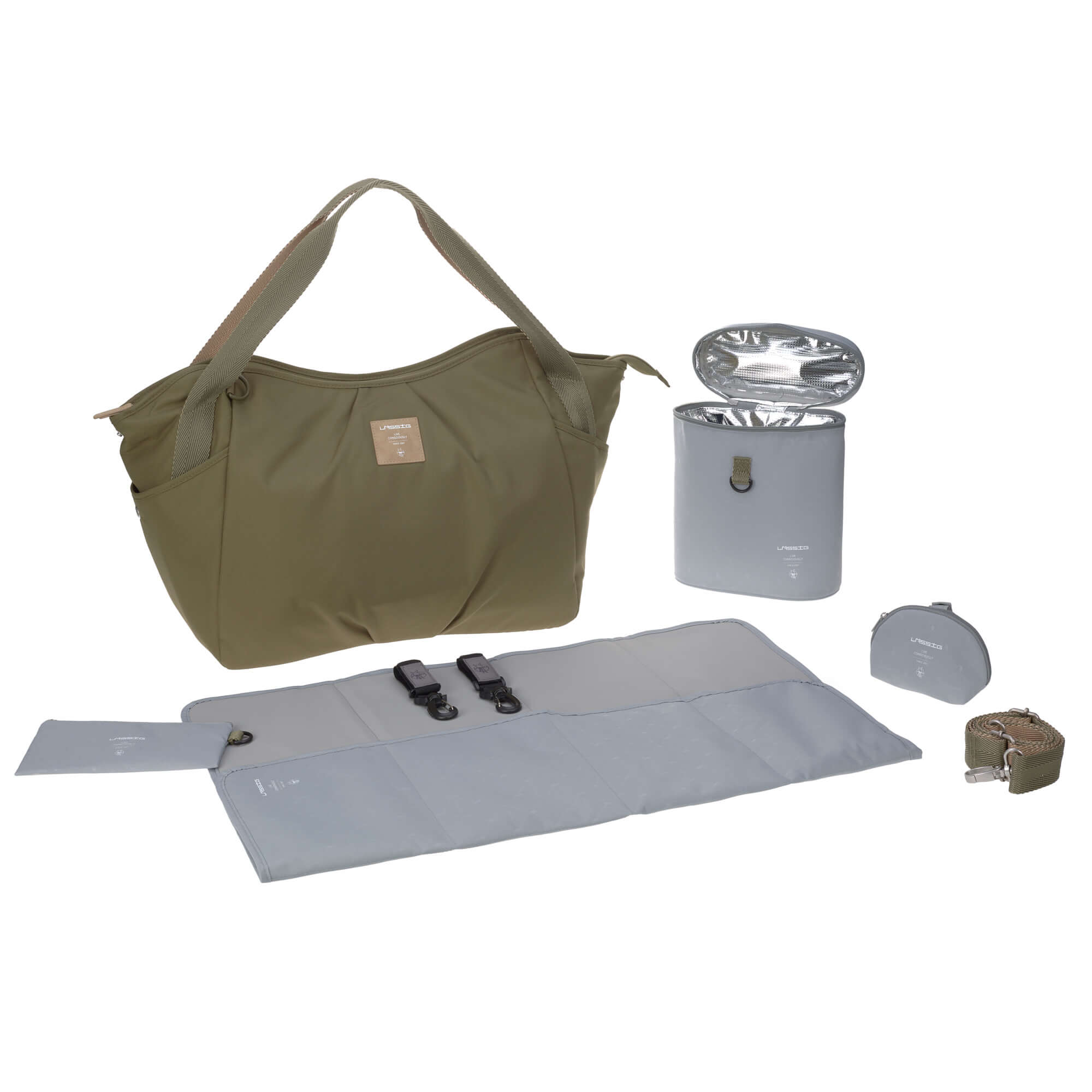Lässig Zwillingswickeltasche Twin Bag green Label olive