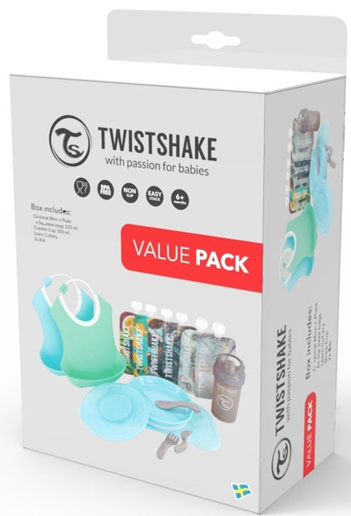 Twistshake Geschenkset mit Click Mat VALUE PACK 6M+