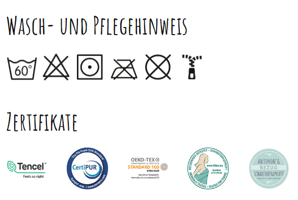 Träumeland Kinder- & Jugend Matratzen - WALDDUFT 100x200 cm