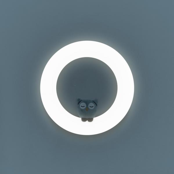 Wandlicht kabellos mit magnetischen Stofftieren