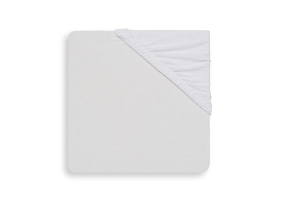 Jollein Spannbettlaken Wiege Jersey 40/50x80/90 cm- Weiss