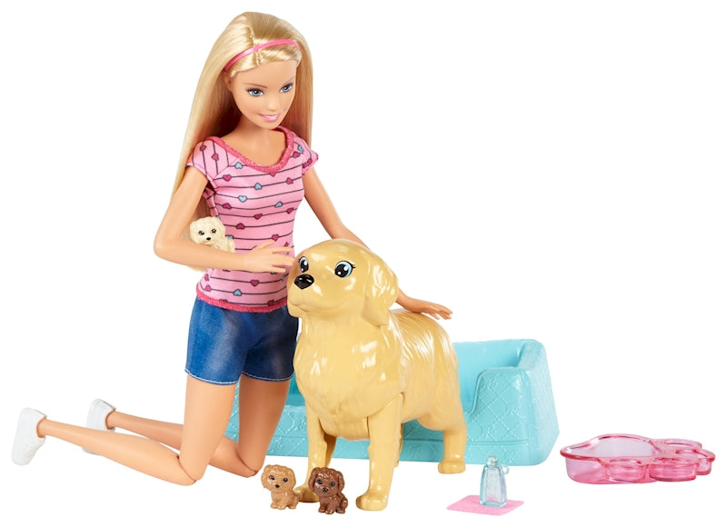 Barbie Hundemama Welpen Puppe