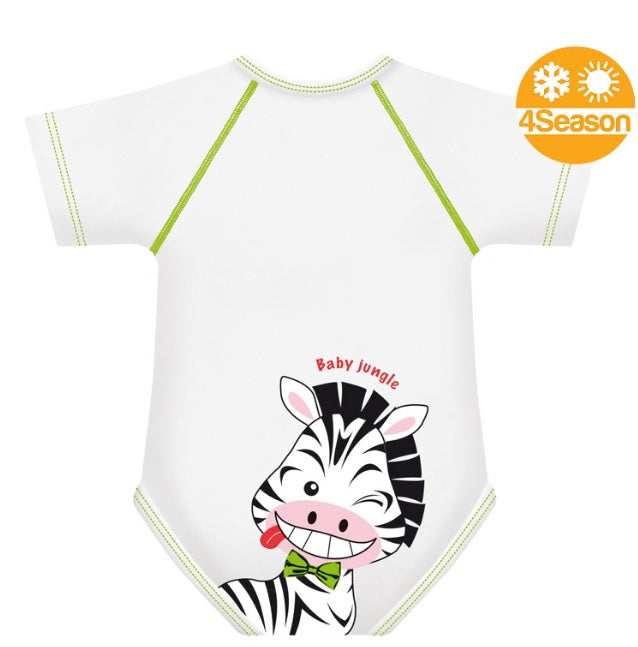 JBimbi Body kurzarm mitwachsend 0-36M Zebra